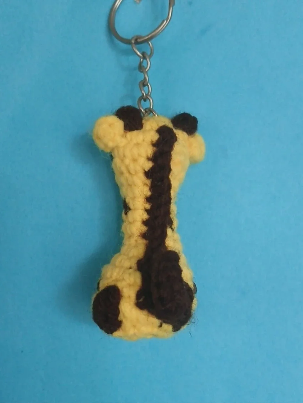 Crochet Giraffe Keychain